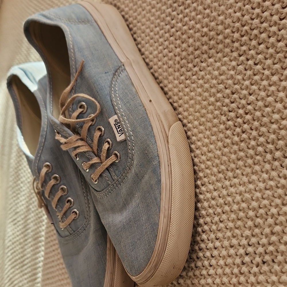 Casual Blue Canvas Sneakers - Picture 5 of 6